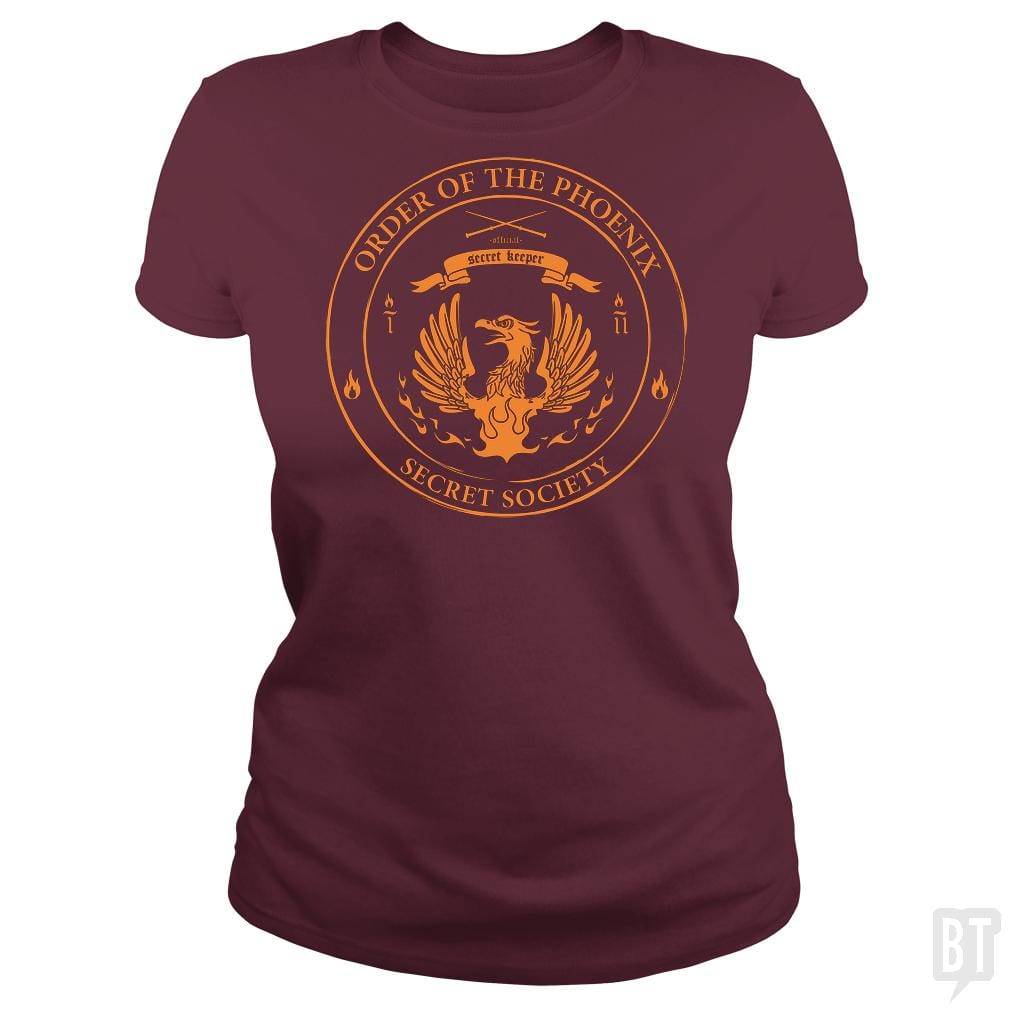 SunFrog-Busted Artpunk101 Classic Ladies Tee / Maroon / S Order of the Phoenix - Member Shirt