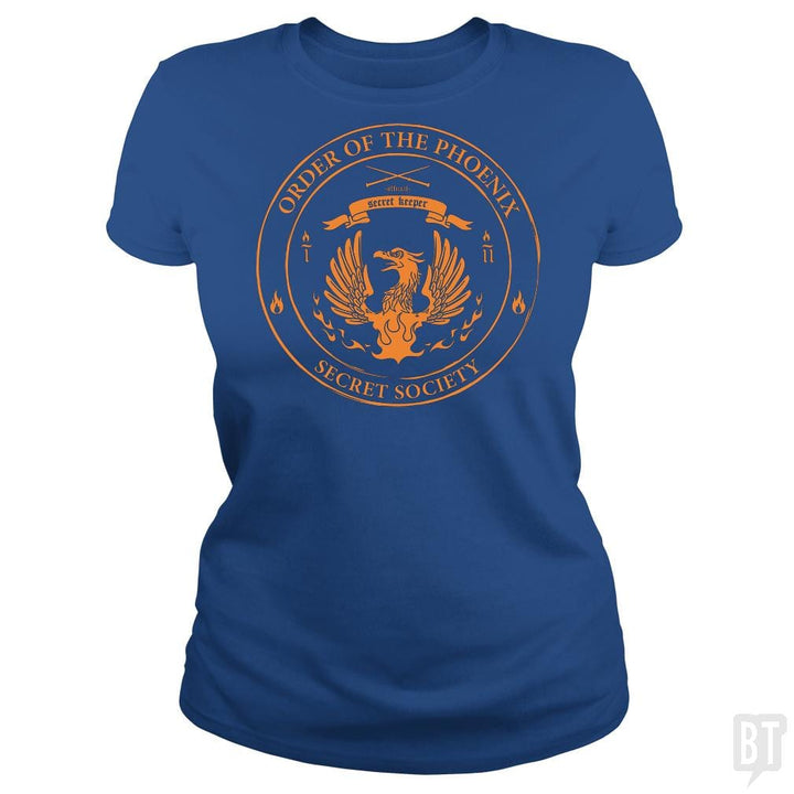 SunFrog-Busted Artpunk101 Classic Ladies Tee / Royal Blue / S Order of the Phoenix - Member Shirt