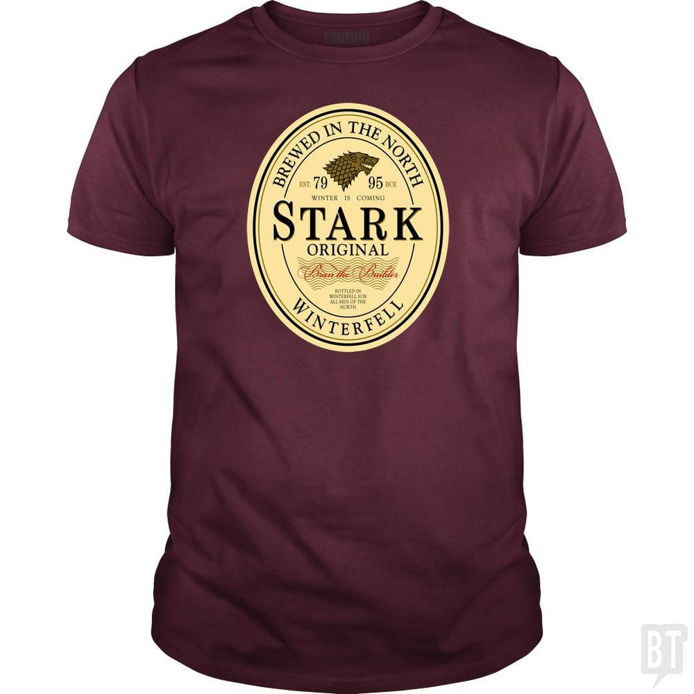 SunFrog-Busted Artpunk101 Classic Guys / Unisex Tee / Maroon / S Stark Original Stout Beer