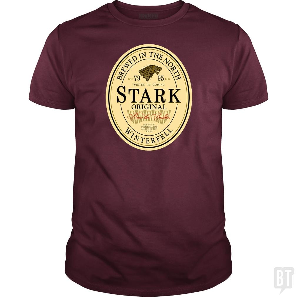 SunFrog-Busted Artpunk101 Classic Guys / Unisex Tee / Maroon / S Stark Original Stout Beer