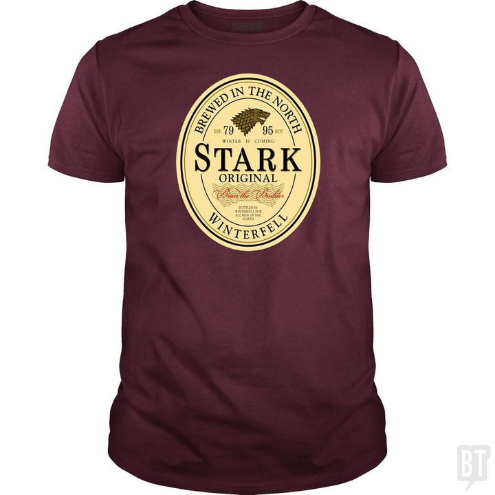 SunFrog-Busted Artpunk101 Classic Guys / Unisex Tee / Maroon / S Stark Original Stout Beer