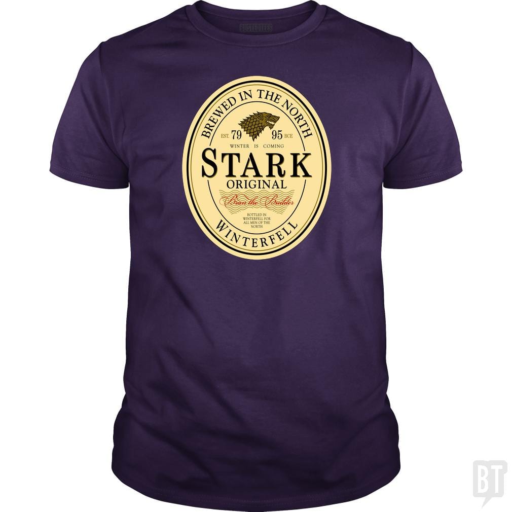 SunFrog-Busted Artpunk101 Classic Guys / Unisex Tee / Purple / S Stark Original Stout Beer