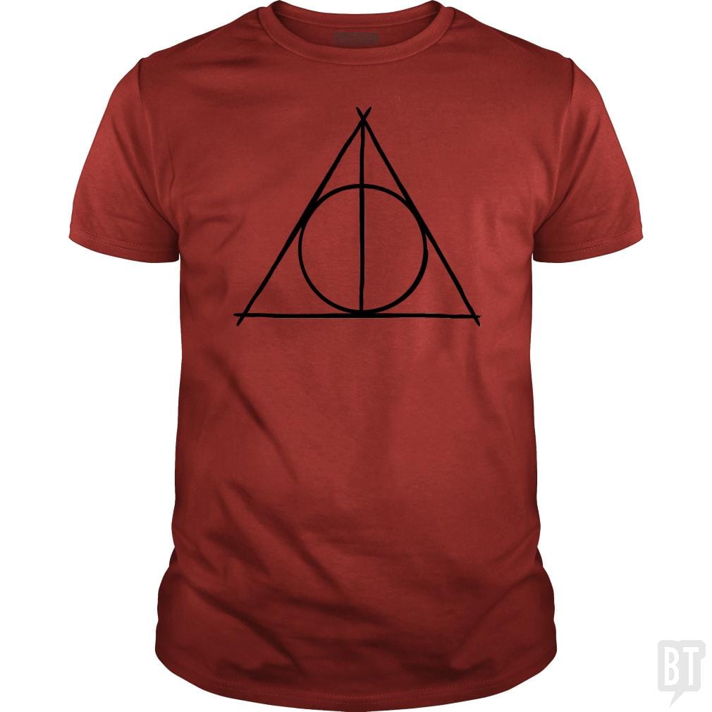 SunFrog-Busted Artpunk101 Classic Guys / Unisex Tee / Red / S The Deathly Hallows