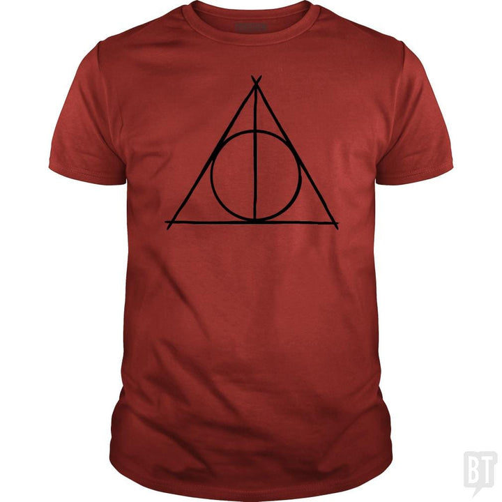 SunFrog-Busted Artpunk101 Classic Guys / Unisex Tee / Red / S The Deathly Hallows