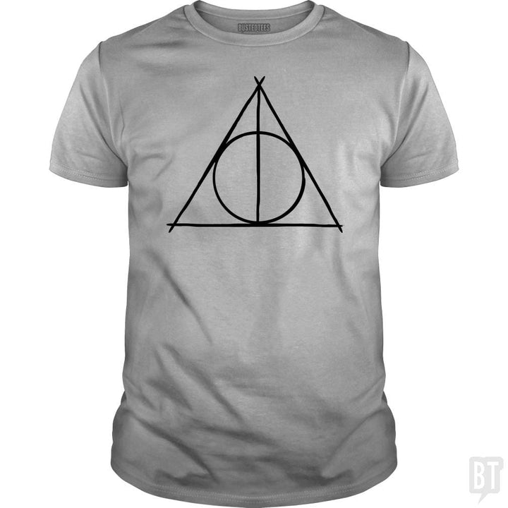 SunFrog-Busted Artpunk101 Classic Guys / Unisex Tee / Sport Grey / S The Deathly Hallows