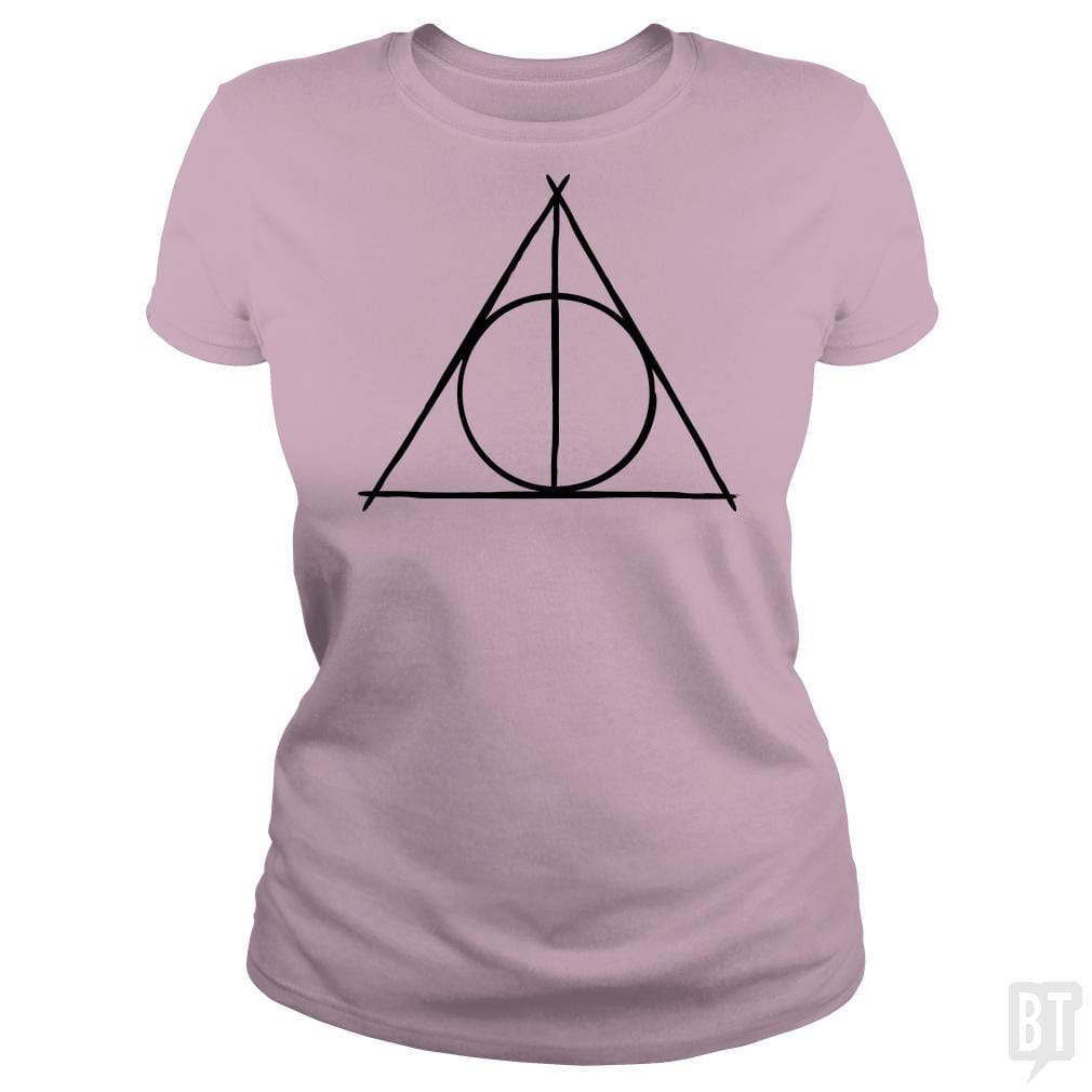 SunFrog-Busted Artpunk101 Classic Ladies Tee / Light Pink / S The Deathly Hallows