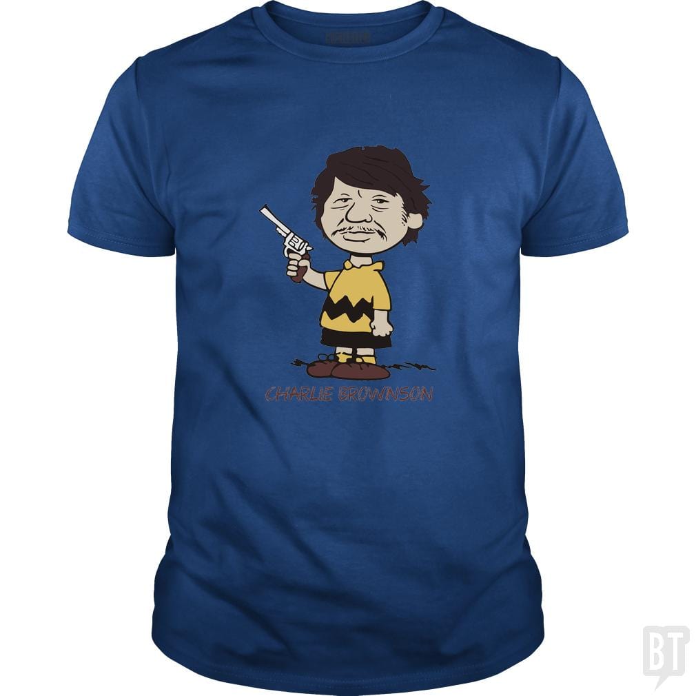 SunFrog-Busted artwerks Classic Guys / Unisex Tee / Royal Blue / S Charlie Brownson