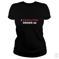 Load image into Gallery viewer, SunFrog-Busted BaggofTricks Classic Ladies Tee / Black / S Execute Order 66 #2
