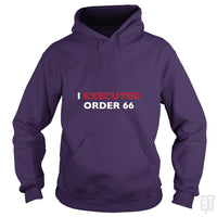 Load image into Gallery viewer, SunFrog-Busted BaggofTricks Hoodie / Purple / S Execute Order 66 #2
