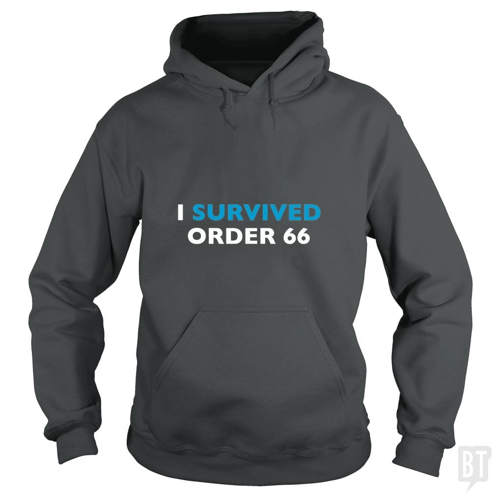 SunFrog-Busted BaggofTricks Hoodie / Dark Heather / S Order 66 Blue #2