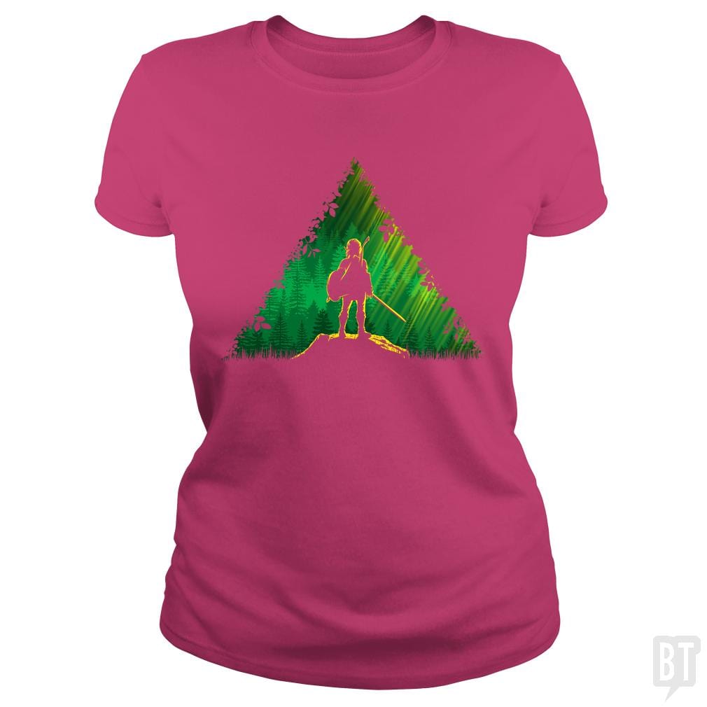 SunFrog-Busted Bomdesignz Classic Ladies Tee / Heliconia / S Link in a forest