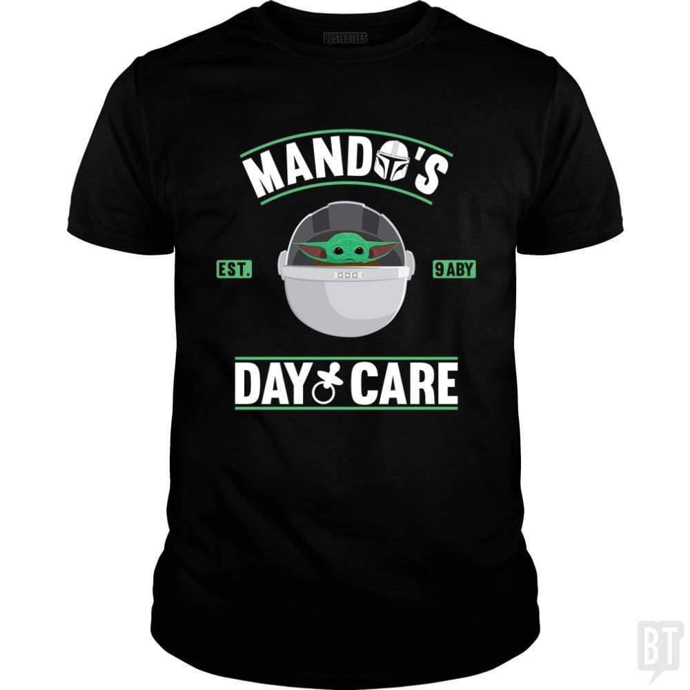 SunFrog-Busted Bomdesignz Classic Guys / Unisex Tee / Black / S Mando's day care