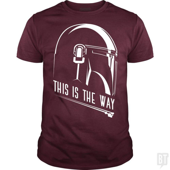 SunFrog-Busted Bomdesignz Classic Guys / Unisex Tee / Maroon / S This is the way