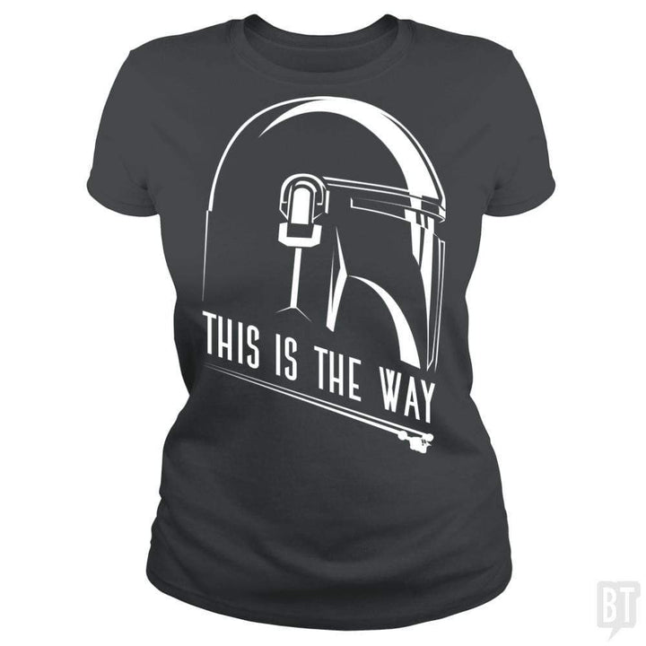 SunFrog-Busted Bomdesignz Classic Ladies Tee / Dark Heather / S This is the way