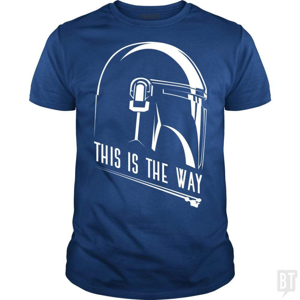 SunFrog-Busted Bomdesignz Classic Guys / Unisex Tee / Royal Blue / S This is the way