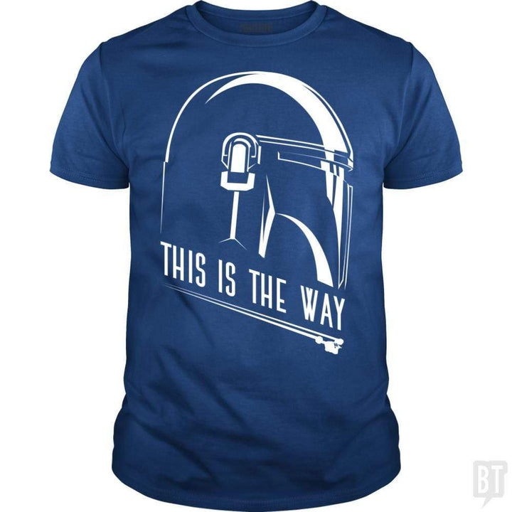 SunFrog-Busted Bomdesignz Classic Guys / Unisex Tee / Royal Blue / S This is the way