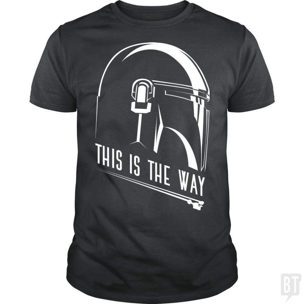 SunFrog-Busted Bomdesignz Classic Guys / Unisex Tee / Dark Heather / S This is the way