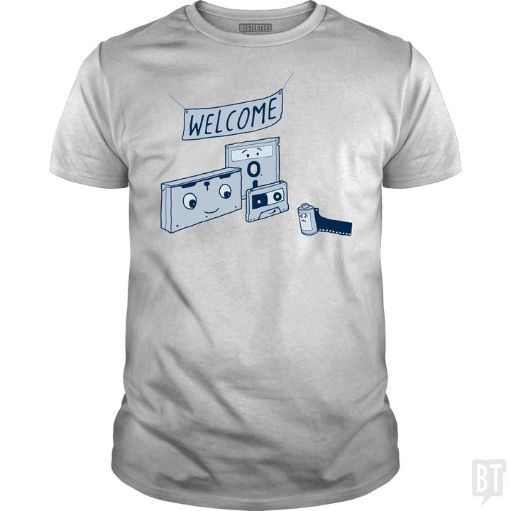 SunFrog-Busted BustedTees Classic Guys / Unisex Tee / White / S Analog Retirement