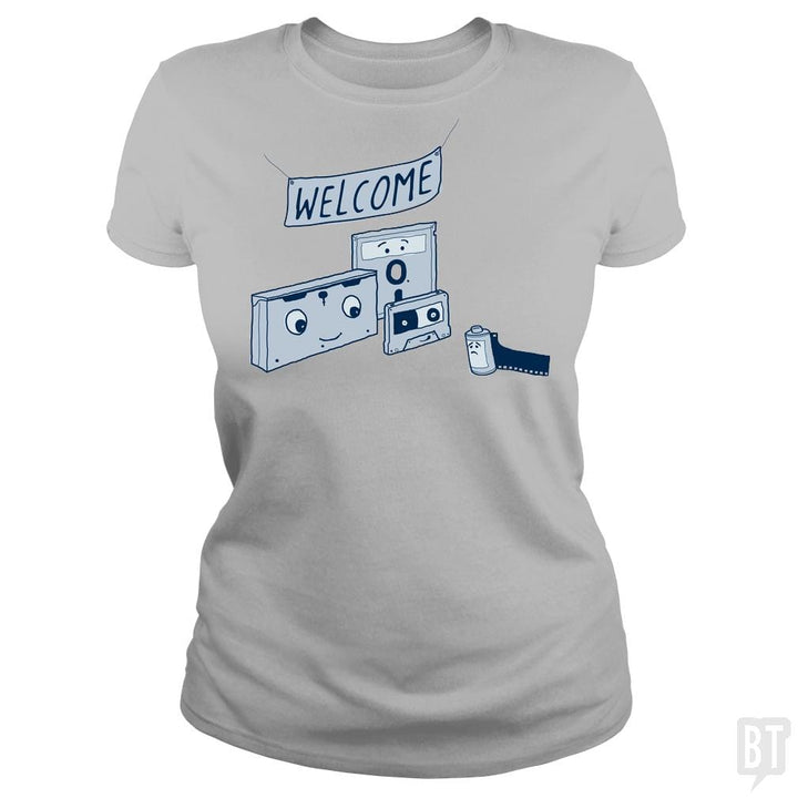 SunFrog-Busted BustedTees Classic Ladies Tee / Sport Grey / S Analog Retirement