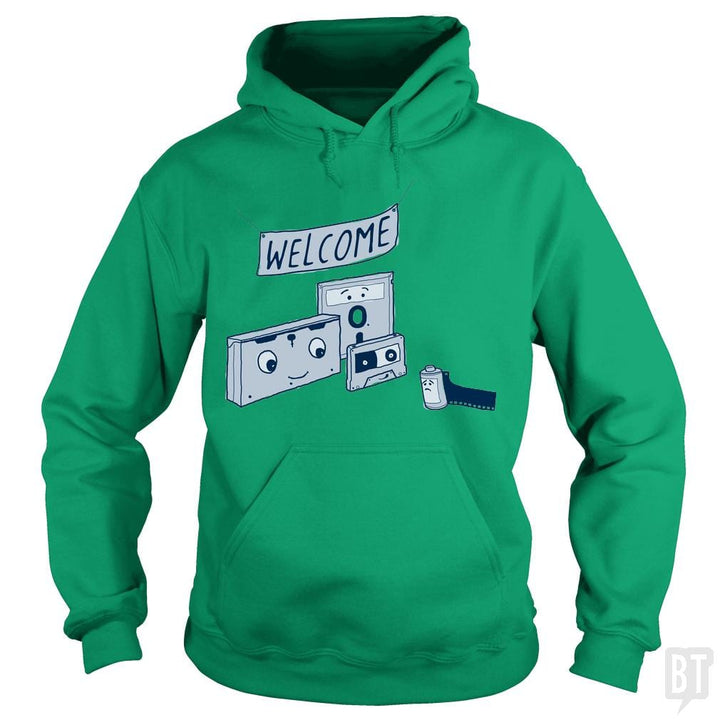 SunFrog-Busted BustedTees Hoodie / Irish Green / S Analog Retirement