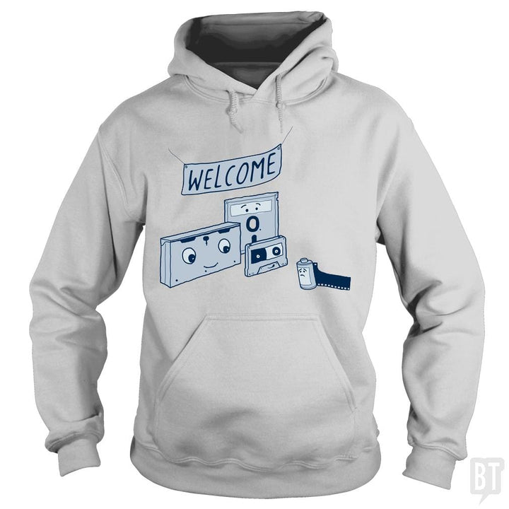 SunFrog-Busted BustedTees Hoodie / Sport Grey / S Analog Retirement