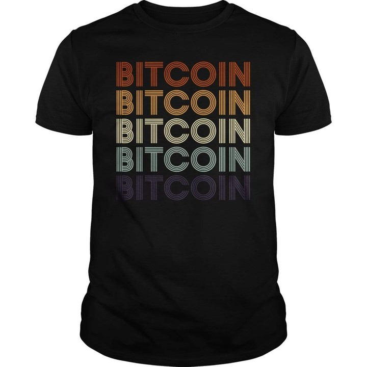 SunFrog-Busted BustedTees Classic Unisex / Black / S Bitcoin Retro