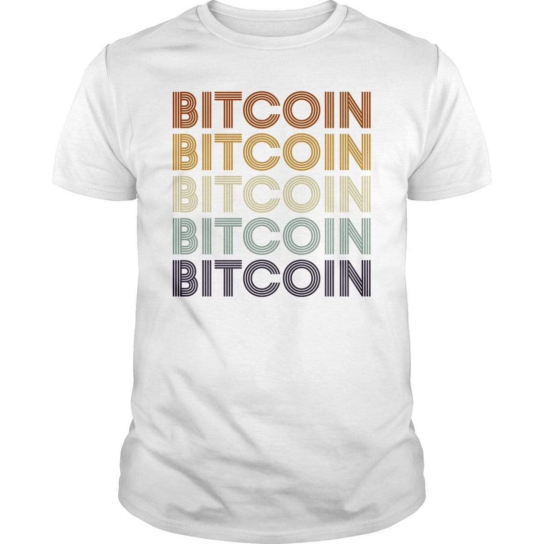 SunFrog-Busted BustedTees Classic Unisex / White / S Bitcoin Retro