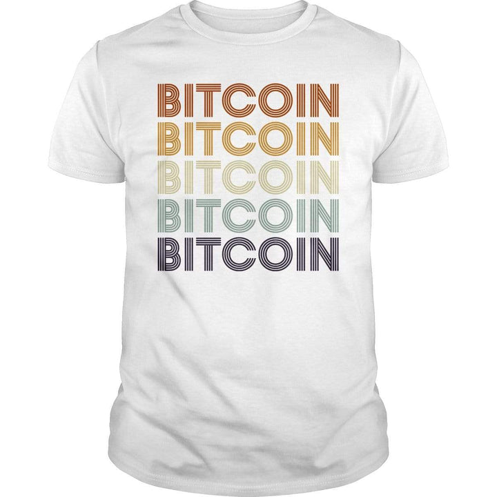 SunFrog-Busted BustedTees Classic Unisex / White / S Bitcoin Retro
