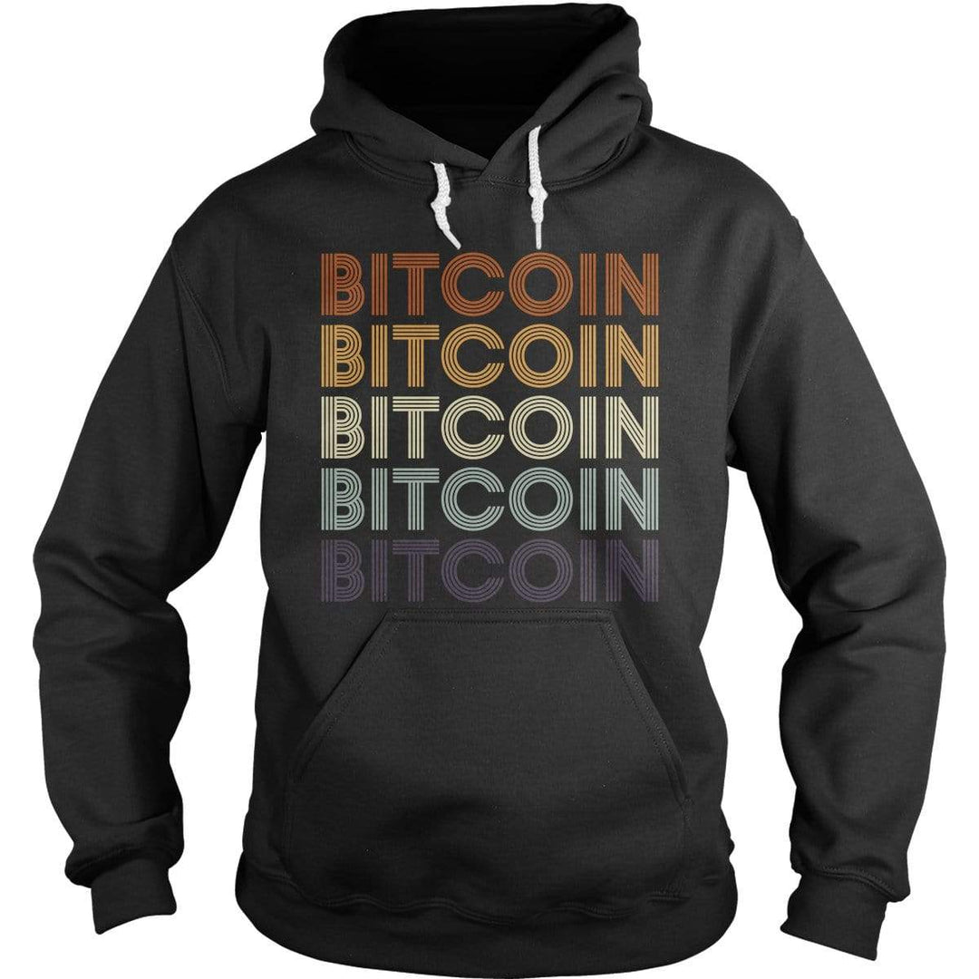 SunFrog-Busted BustedTees Hoodie / Black / S Bitcoin Retro