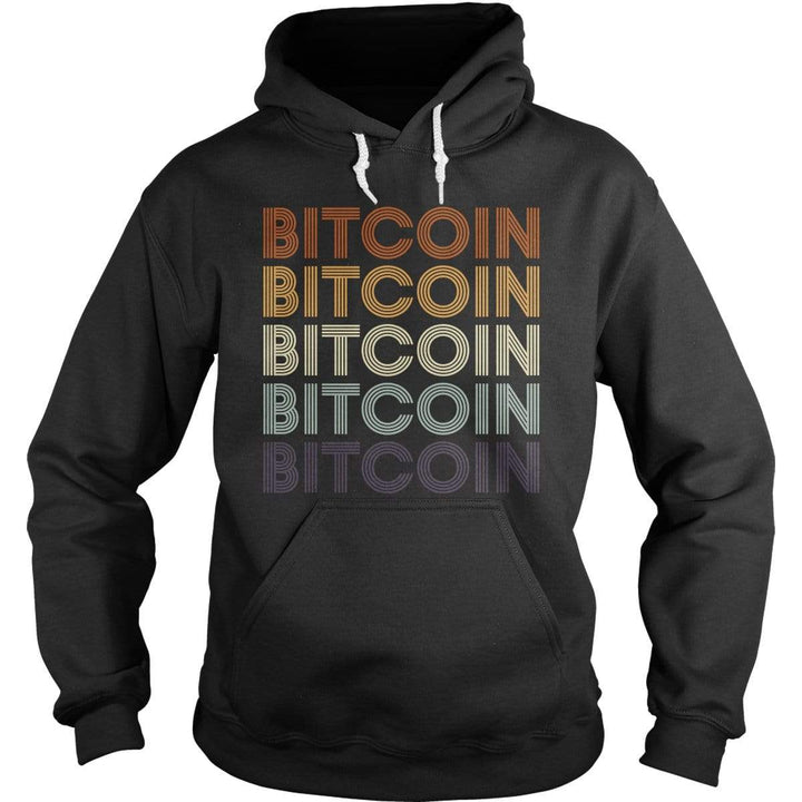 SunFrog-Busted BustedTees Hoodie / Black / S Bitcoin Retro
