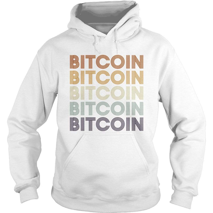 SunFrog-Busted BustedTees Hoodie / White / S Bitcoin Retro