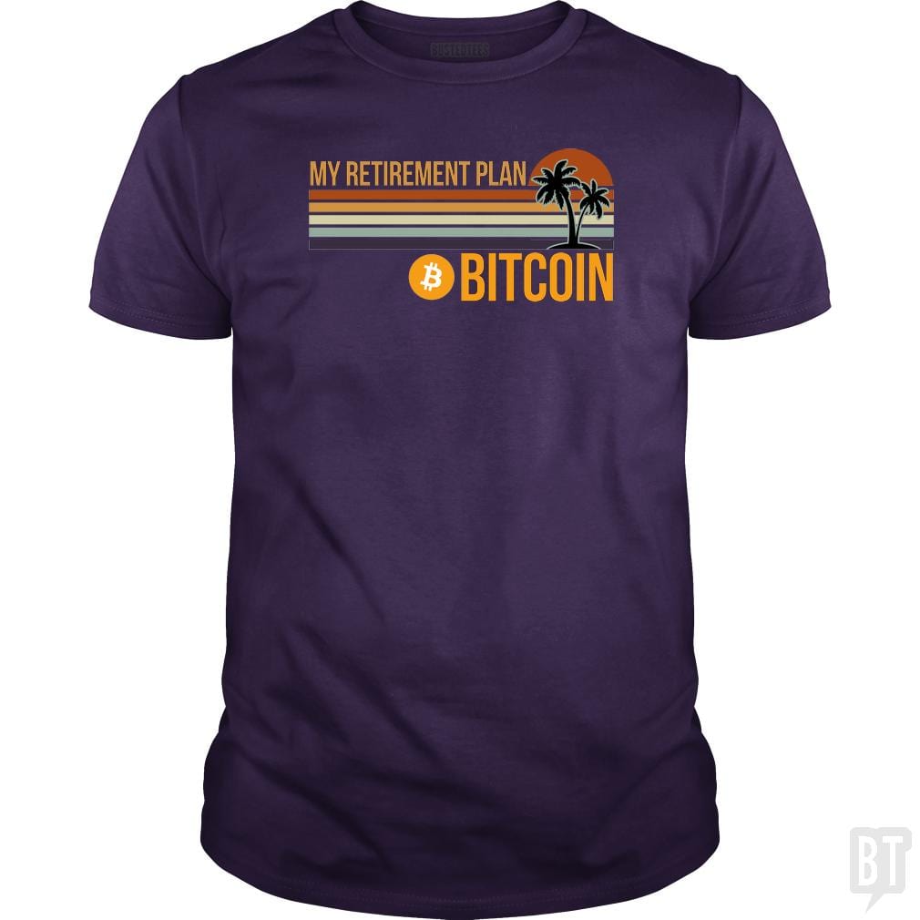 SunFrog-Busted BustedTees Classic Guys / Unisex Tee / Purple / S BTC Retirement Plan