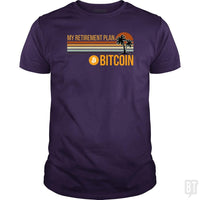 Load image into Gallery viewer, SunFrog-Busted BustedTees Classic Guys / Unisex Tee / Purple / S BTC Retirement Plan
