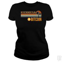 Load image into Gallery viewer, SunFrog-Busted BustedTees Classic Ladies Tee / Black / S BTC Retirement Plan
