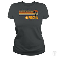 Load image into Gallery viewer, SunFrog-Busted BustedTees Classic Ladies Tee / Dark Heather / S BTC Retirement Plan
