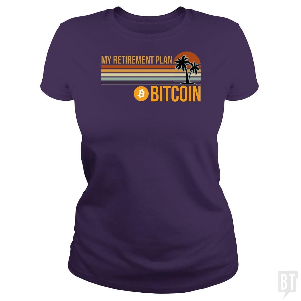 SunFrog-Busted BustedTees Classic Ladies Tee / Purple / S BTC Retirement Plan