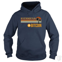 Load image into Gallery viewer, SunFrog-Busted BustedTees Hoodie / Navy Blue / S BTC Retirement Plan
