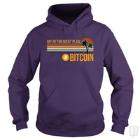 Load image into Gallery viewer, SunFrog-Busted BustedTees Hoodie / Purple / S BTC Retirement Plan
