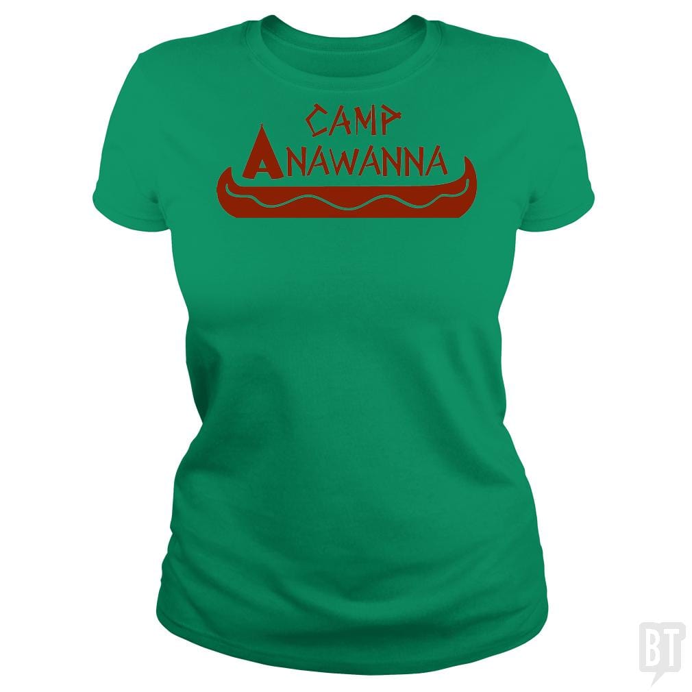 SunFrog-Busted BustedTees Classic Ladies Tee / Irish Green / S Camp Anawanna