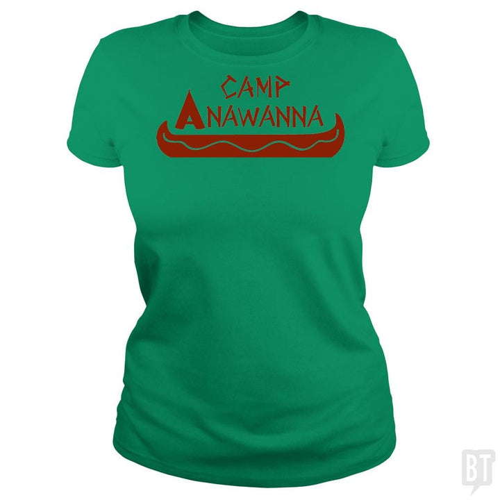 SunFrog-Busted BustedTees Classic Ladies Tee / Irish Green / S Camp Anawanna