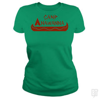 Load image into Gallery viewer, SunFrog-Busted BustedTees Classic Ladies Tee / Irish Green / S Camp Anawanna
