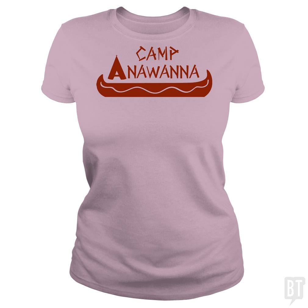 SunFrog-Busted BustedTees Classic Ladies Tee / Light Pink / S Camp Anawanna