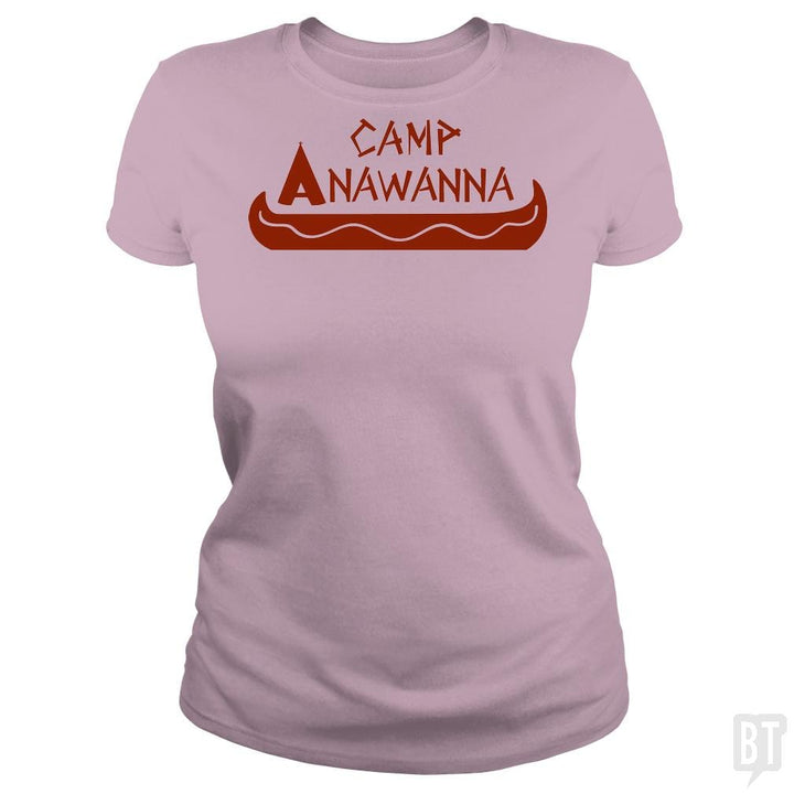 SunFrog-Busted BustedTees Classic Ladies Tee / Light Pink / S Camp Anawanna