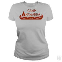 Load image into Gallery viewer, SunFrog-Busted BustedTees Classic Ladies Tee / Sport Grey / S Camp Anawanna
