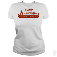 Load image into Gallery viewer, SunFrog-Busted BustedTees Classic Ladies Tee / White / S Camp Anawanna
