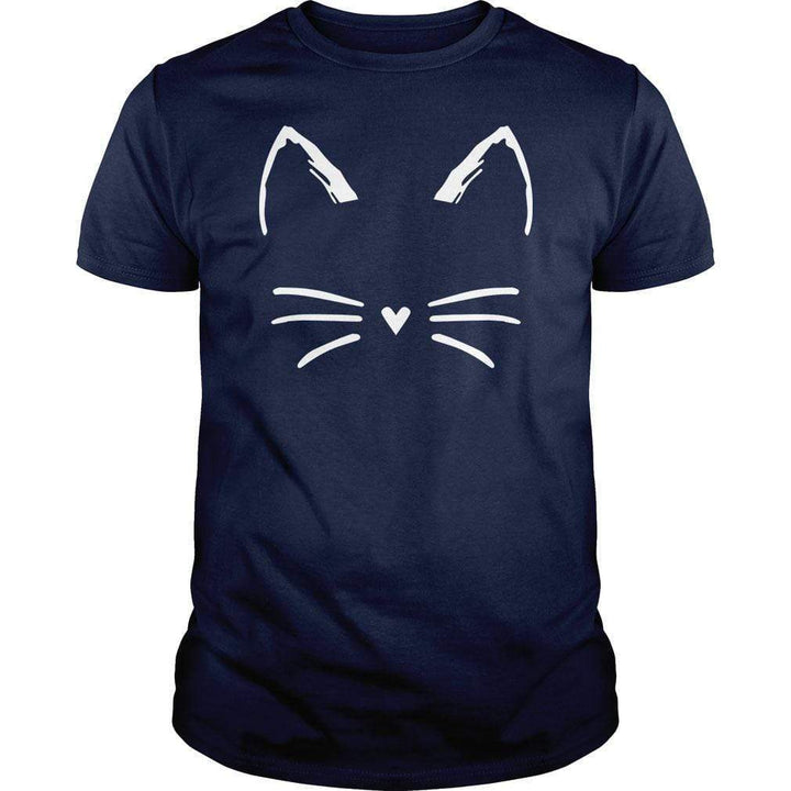 SunFrog-Busted BustedTees Classic Unisex / Navy Blue / S Cat Face
