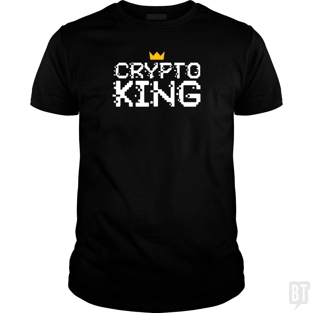 SunFrog-Busted BustedTees Classic Guys / Unisex Tee / Black / S Crypto King