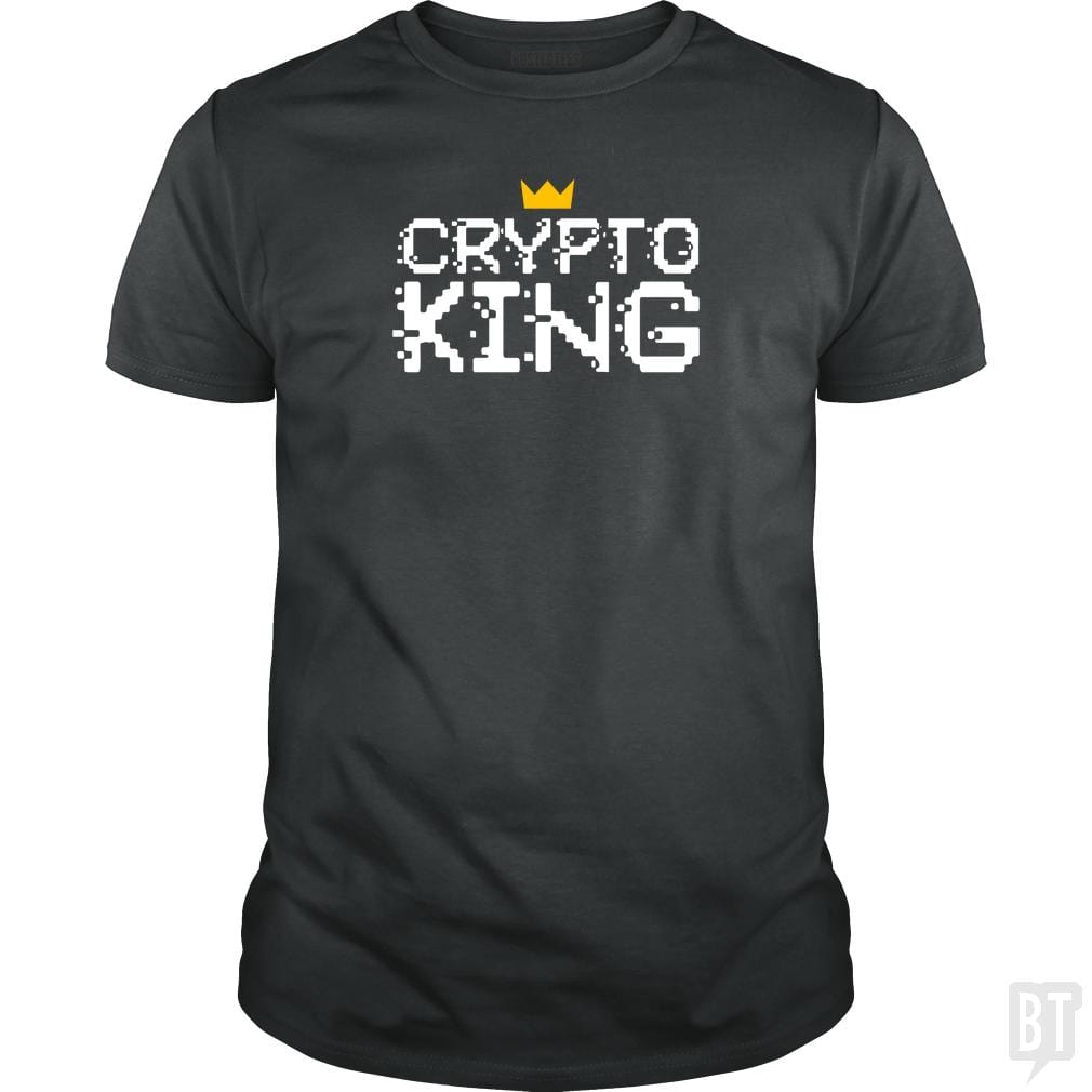 SunFrog-Busted BustedTees Classic Guys / Unisex Tee / Dark Heather / S Crypto King