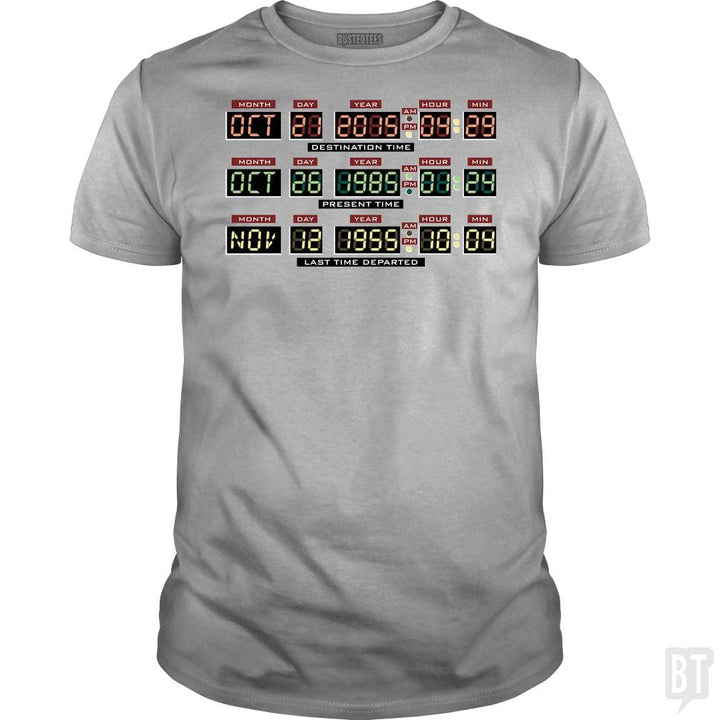 SunFrog-Busted BustedTees Classic Guys / Unisex Tee / Sport Grey / S Delorean Dashboard