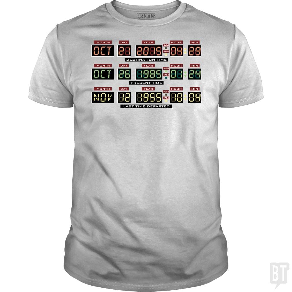 SunFrog-Busted BustedTees Classic Guys / Unisex Tee / White / S Delorean Dashboard